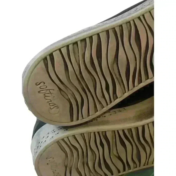 SOFTINOS Isleen Women Soft Leather Hi Top Trainers - Picture 9 of 9